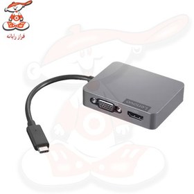 تصویر هاب TYPE-C لنوو مدل LOHC451 Lenovo USB-C Travel Hub Gen 2