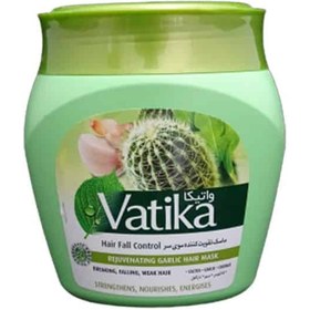 تصویر ماسک موي تقويت کننده موي سر 500 گرمي واتيکا Vatika Rejuvenating Garlic Hair Mask