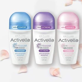 تصویر دئودورانت اکتیول - نقره ای acitivelle anti_perspirant