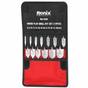 تصویر ست مته برگی ۱۳ عددی رونیکس مدل RH-5300 