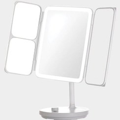 تصویر آینه آرایشی Jordan and Judy NV536 شیائومی Xiaomi Jordan and Judy LED Countertop Vanity Mirror Foldable