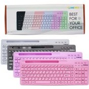 تصویر کیبورد بی سیم وان مکس مدل OM4100W 