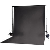 تصویر فون بک گراند مخمل مشکی ابعاد 3×5 Black Velvet Background 5×3