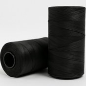 تصویر نخ بافت موم دار دوراک سایز ۰.۸ کد ۰۲۰ مشکی 