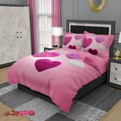 تصویر روتختی سه بعدی طرح قلب 