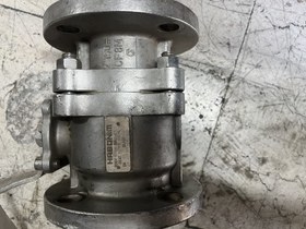 تصویر شیر توپی 2 اینچ دو تیکه کلاس 150 SEAT RPTFE BALL 316 BODY CF8M BALL VALVE 2" #150 BODY CF8M BALL316 SEAT RPTFE