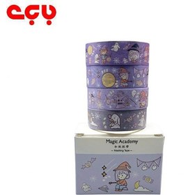 تصویر ست چسب واشی جادوگر 4عددی 