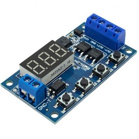 تصویر ماژول تایمر با آی سی - قابل تنظیم از 12 تا 24 ولت BOARD MODULE TIMER 12V-24V