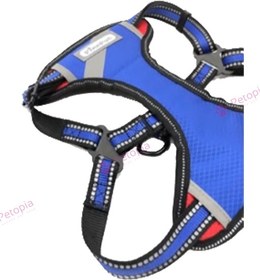 تصویر قلاده کتفی پددار شبرنگی Fluorescent Chest Pad Sholder Harness