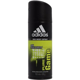 تصویر اسپری بدن مردانه پیور گیم مردانه آدیداس 150 میل ا Adidas Ice Pure Game Spray For Men 150Ml Adidas Ice Pure Game Spray For Men 150Ml