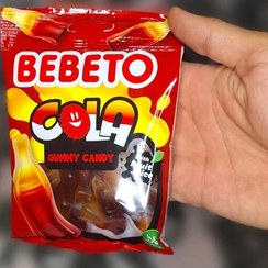 تصویر پاستیل ببتو طعم کولا وزن ۸۰ گرم 