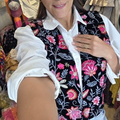 تصویر جلیقه مخمل j7 