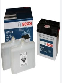 تصویر باتری باطری موتور سیکلت 12V 30 Amp M4 F54 تولید جدید Bosch 