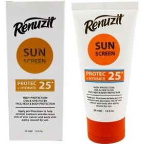 تصویر کرم ضد آفتاب رینوزیت مدل BE25 حجم 50 میل Renuzit Spf 25 Sunscreen Cream 50ml