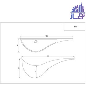 تصویر سنگ روشویی zeno مدل لونا سنگ روشویی zeno مدل لونا