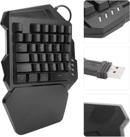 تصویر کیبورد گیمینگ Keyboard Gaming One- RGB 