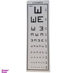 تصویر چارت بینایی سنجی مدل 04 