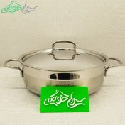 تصویر تابه استیل کرکماز مدل ALFA سایز 28 کد 1027 