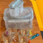 تصویر خرید سرویس چایخوری 4 نفره مسافرتی kamel تک و عمده کدZ817 