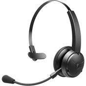 تصویر هدست بلوتوث SoundPEATS A7 Pro با میکروفون V5.2، هدست بی‌سیم حذف نویز هوش مصنوعی با حالت بی‌صدا، هدست 40 ساعته برای کامپیوتر/بازی/مرکز تماس/جلسه/دفتر (مشکی) ا SoundPEATS A7 Pro Bluetooth Headset with Microphone V5.2, AI Noise Cancellation Wireless Headset with Mute Mode, 40 hrs Talktime Headset for PC/Gaming/Call Center/Meeting/Office (Black) SoundPEATS A7 Pro Bluetooth Headset with Microphone V5.2, AI Noise Cancellation Wireless Headset with Mute Mode, 40 hrs Talktime Headset for PC/Gaming/Call Center/Meeting/Office (Black)