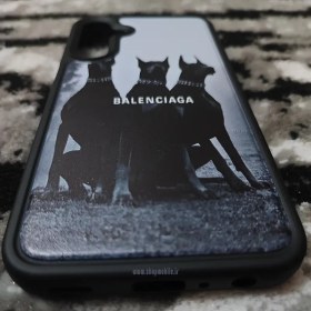 تصویر قاب گوشی سامسونگ گلکسی A55 (سیلیکونی متالیک طرح بولداگ BALENCIAGA) Samsung Galaxy A55 Phone Case Metallic Silicone With BALENCIAGA Design