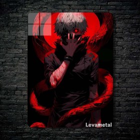 تصویر متال پوستر کن کانکی Ken Kaneki از انیمه توکیو غول Tokyo Ghoul با کد A-205 