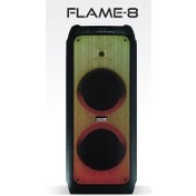 تصویر اسپیکر بلوتوثی میکرولب مدل Flame 101 قابل حمل 
