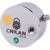 تصویر قفل کتابی پشت بسته چیلان (کلید سوکسی بدنه فولادی ضدبرش ضد اسید) کتابی پشت بسته چیلان