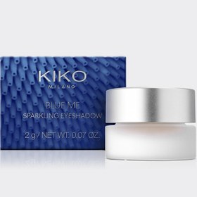 تصویر سایه چشم اسپارکلینگ بلومی کیکو میلانو KIKO Milano Blue Me Sparkling Eyeshadow 2g 