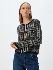 تصویر ژاکت کش باف پشمی زنانه کوتون koton 