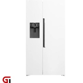 تصویر یخچال ساید بای ساید بکو GNE753DW Beko GNE753DW Refrigerator Side by Side 28 feet 571 Liters