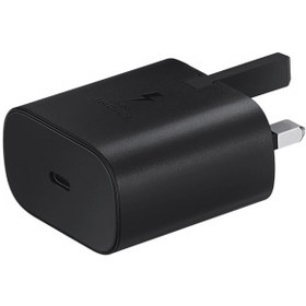 تصویر شارژر ۲۵ وات سامسونگ - مشکی 25W charger Samsung