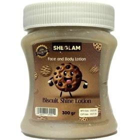 تصویر کره بدن (Face & Body Lotion) بادی شاین مدل Biscuit Shine Lotion 
