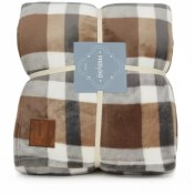 تصویر پتوی مسافرتی مایسا مدل چهارخانه 