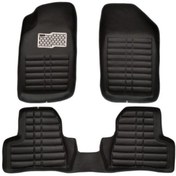 تصویر کفپوش خودرو بابل کارپت ۳ بعدی مناسب پژو ۲۰۶ 