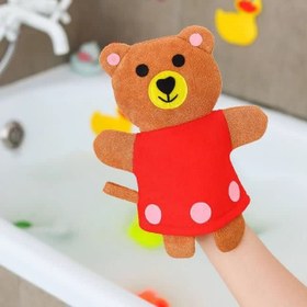 تصویر لیف عروسکی لیف حمام کودک 