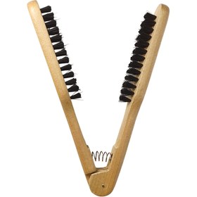 تصویر برس انبری چوبی Keratin 