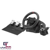 تصویر فرمان و پدال گیمینگ تسکو مدل TGW 195 TSCO TGW 195 Racing Wheel and Pedal