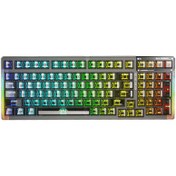 تصویر کیبورد بی سیم مخصوص بازی آئولا مدل F98 RGB AULA F98 RGB Game Wireless Keyboard