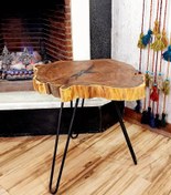 تصویر میز چوبی کهور ۳۵*۵۵ Wooden table