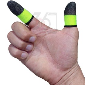 تصویر آستین انگشتی نانو کنترل کننده بازی موبایل Nano finger sleeve for mobile game controller