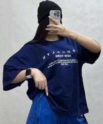 تصویر تیشرت لانگ بروکلین کد ۳۰۷۵ سایز فری 