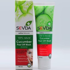 تصویر سودا ماسک صورت خیار 