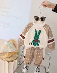 تصویر ست دوتیکه بچگانه وارداتی سایز ۱ تا ۵ سال 