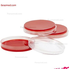 تصویر این ژن محیط پلیتی آماده Blood Agar 10cm 