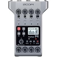 تصویر Zoom PodTrak P4 4 ورودی Ultimate Recorder برای پادکست Zoom PodTrak P4 4-input Ultimate Recorder for Podcasting