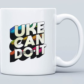 تصویر ماگ یوکللی طرح Uke Can Do It 