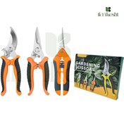 تصویر ست قیچی باغبانی ۳ تکه 