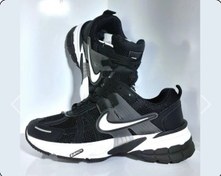 تصویر کفش کتانی نایک وی تو کی وکیوم NIKE Cushlon V2K مشکی سفید بزرگ پا - ۴ NIKE Cushlon V2K
