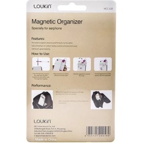 تصویر نگهدارنده کابل لوکین مدل LOUKIN Earphone Magnetic Organizer MCC-020 